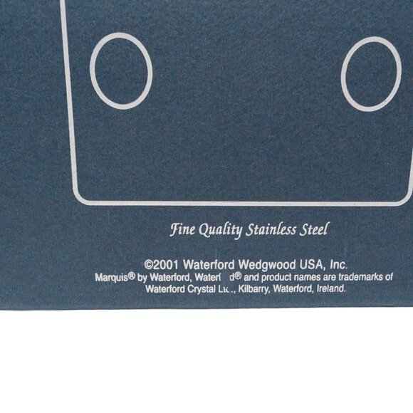 Waterford Marquis Stainless Steel Wine Cooler Silver Tone Polka Dimple Dot 9" - Picture 5 of 12